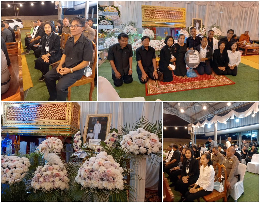 วางหรีดเคารพศพ ร.ต.ท สมาน เชิงหอม
